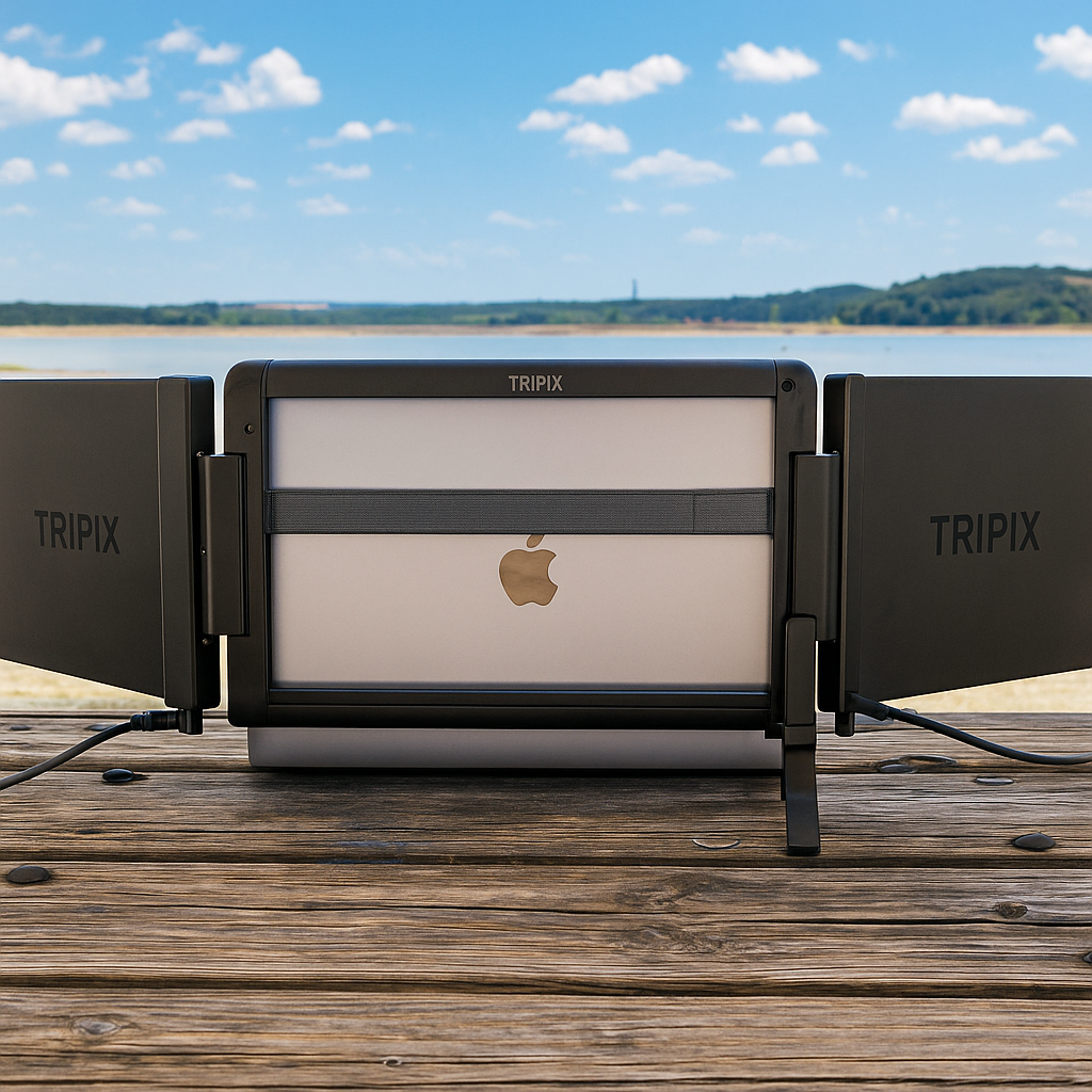Tripart – Triple écran portable