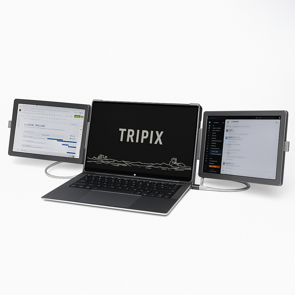 Tripart – Triple écran portable