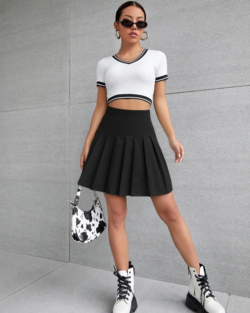 Esthika pleated skirt