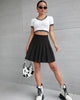 Esthika pleated skirt