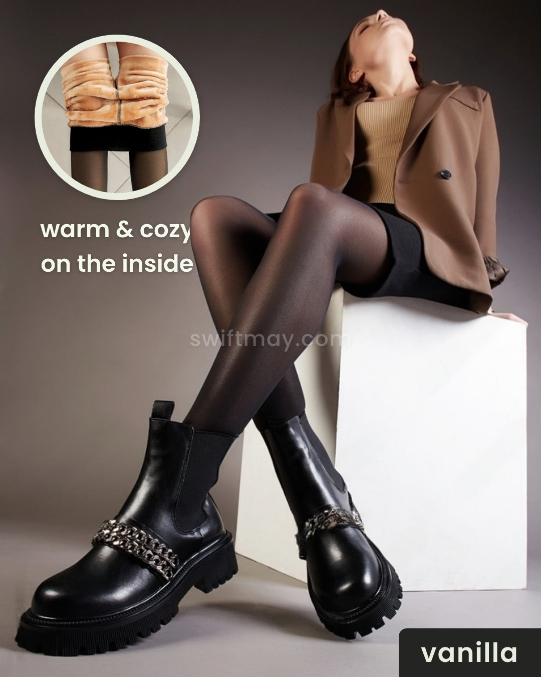 olivia tights (fleece-lined) - special offer